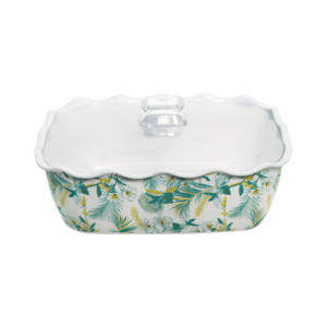 Leigh Rectangular Casserole with Clear Cover