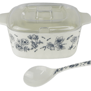 Allison 10" Square Casserole with PC Cover and Spoon