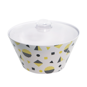 Frisha Round Tapered Casserole with Clear Cover