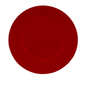 Red 11" Roulette Plate