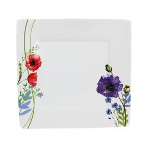 Tea Rose 11" Square Plate