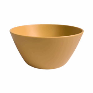 6" NATUREWARE RPET SMALL SALAD BOWL--MUSTARD