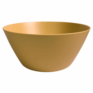 10" NATUREWARE RPET LARGE SALAD BOWL--MUSTARD