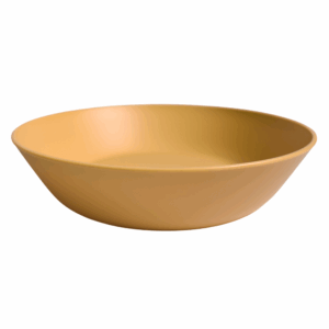 8" NATUREWARE RPET DEEP PLATE--MUSTARD