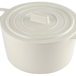 Cream 6" Round Casserole