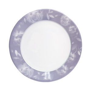 Grace 9" Dinner Plate with Silver Lining
