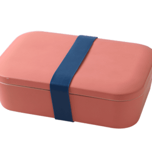 Two-Tone Pink Lunch Box with Silicone Strip